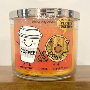 Bath & Body Works Coffee & Donuts Candle